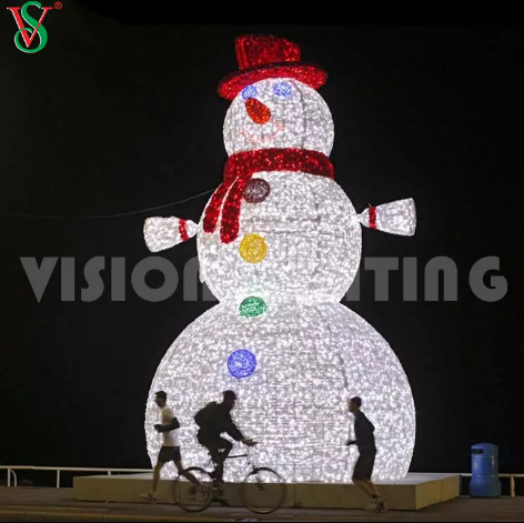 Version LED-Schneemann-Au&szlig;enleuchten