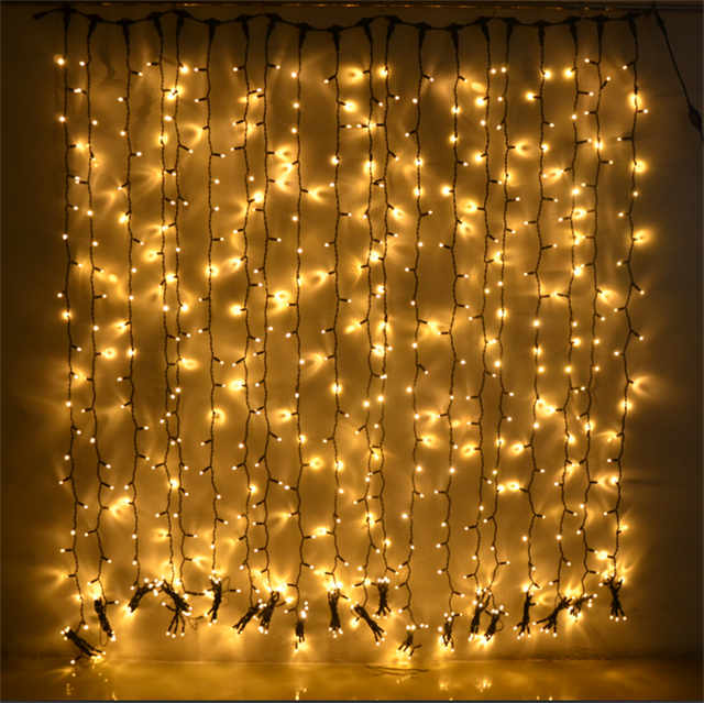 LED Fairy Curtain Sait Lights - Innen- und Outdoor -Dekorationsbeleuchtung für Veranstaltungen & Urlaub