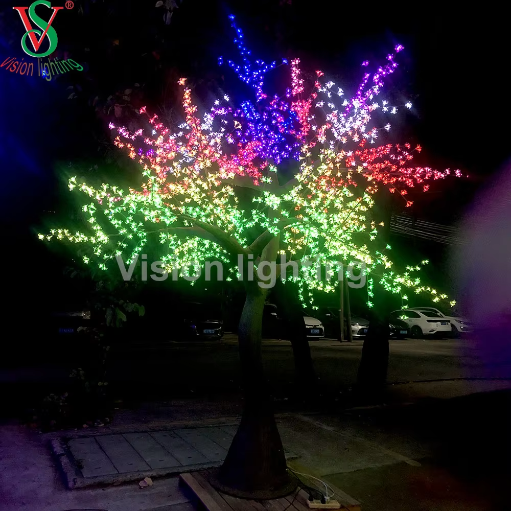 Outdoor RGB LED Cherry Blossom Tree Light - IP65 wasserdichte dekorative Beleuchtung für Garden Park & Event Display