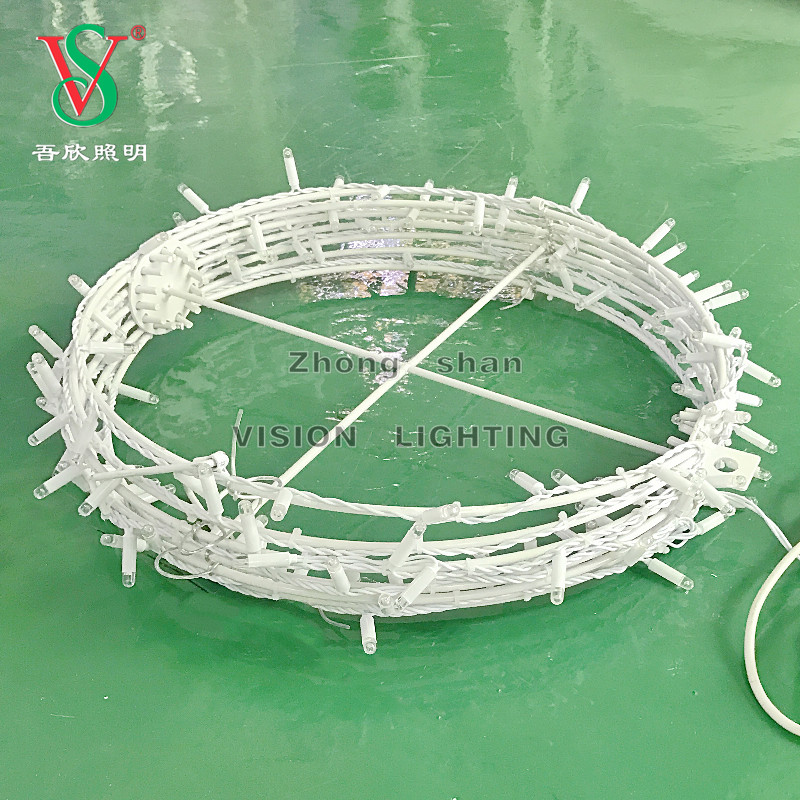 Fairy String Girland Ball Lampe Hanging Kugel Faltbare Kugelmotivlichter für Einkaufszentren Dekoration Beleuchtung