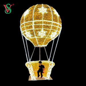 Spezielle Weihnachtsdekoration LED 3D-Heißluftballon-Motivlicht