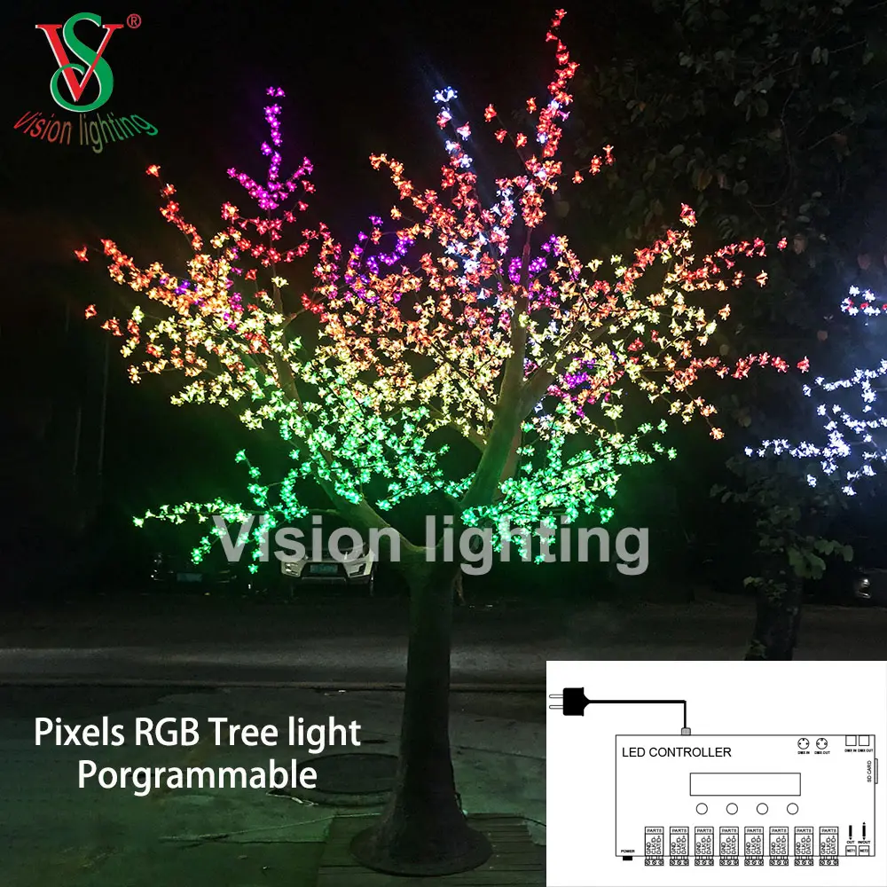 Outdoor RGB LED Cherry Blossom Tree Light - IP65 wasserdichte dekorative Beleuchtung für Garden Park & Event Display