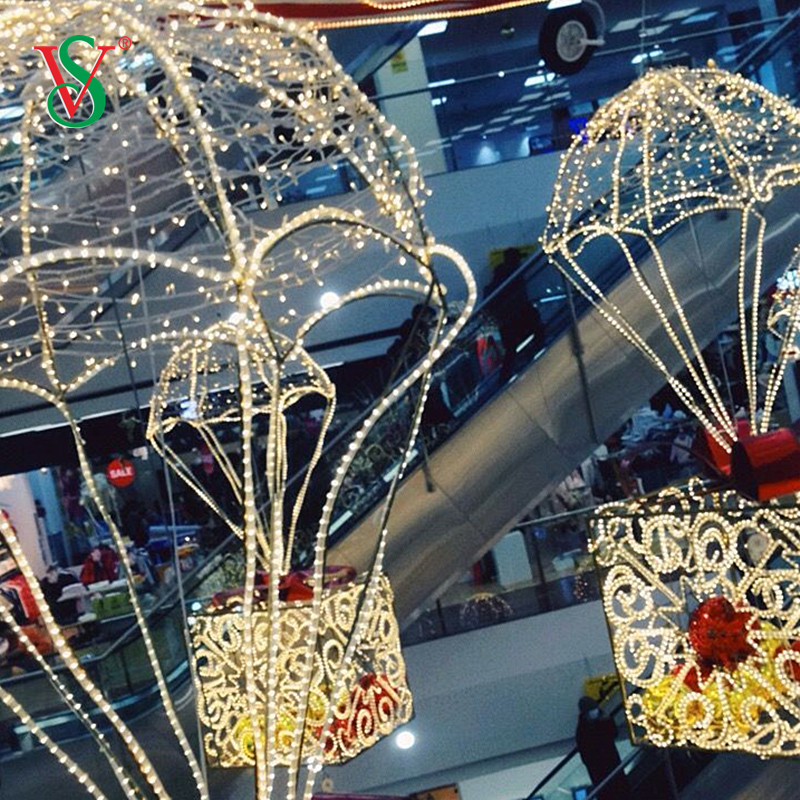 Spezielle Weihnachtsdekoration LED 3D-Heißluftballon-Motivlicht