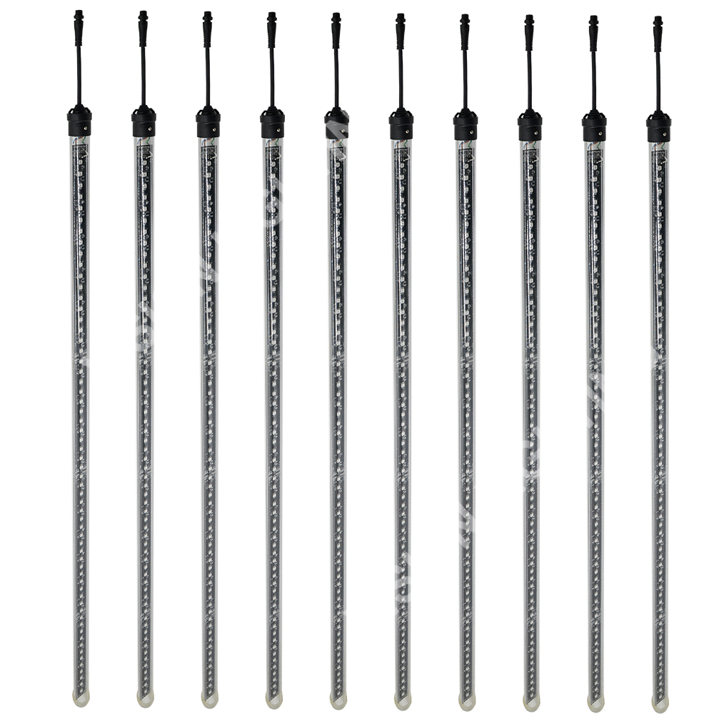 Weihnachtslandschaft im Freien Adressierbares LED-Dekorationsmeteor DMX-RGB-Schneefalllicht