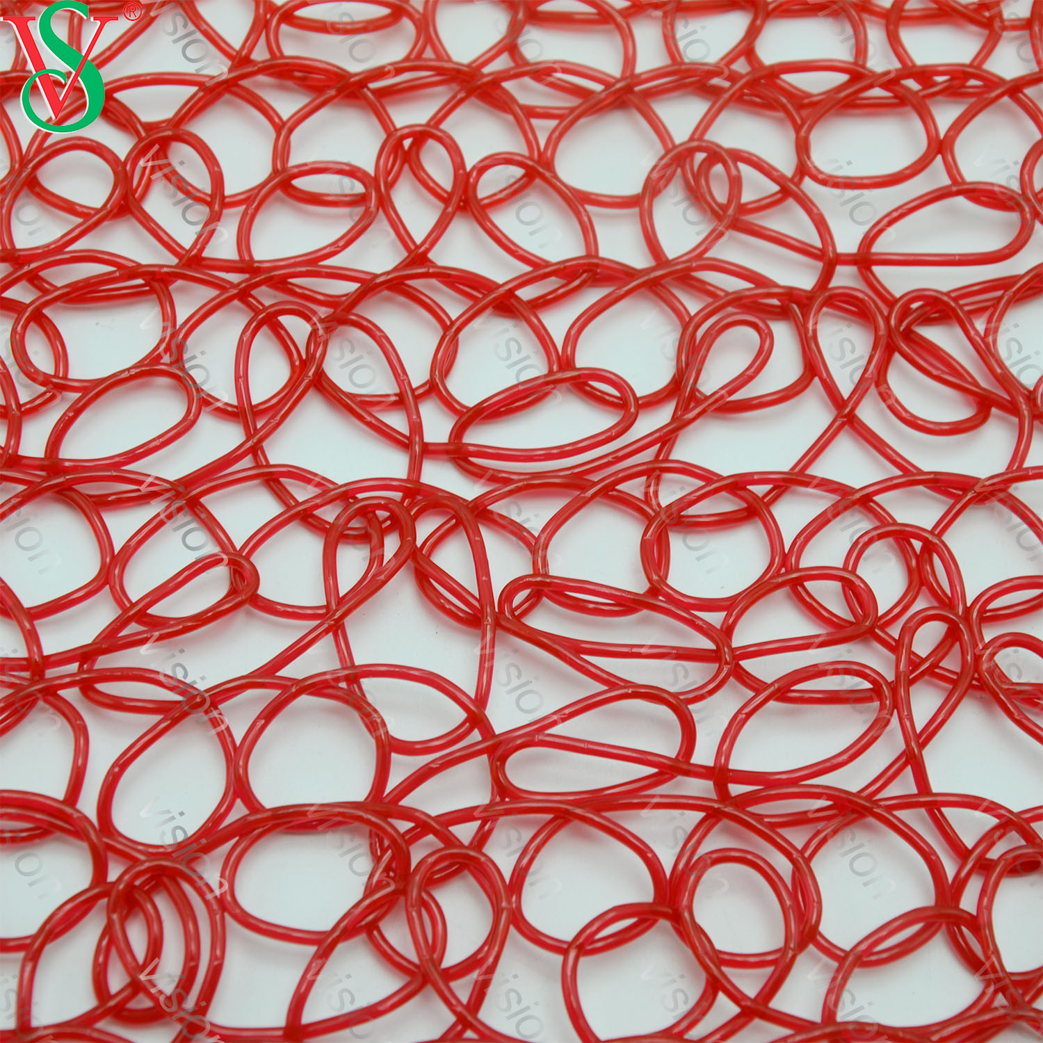 Verwendung im Freien Hochwertige UV-Beständigkeit Heißes Verkaufsdekorationsmaterial PVC-Maschennetz für Weihnachtslicht