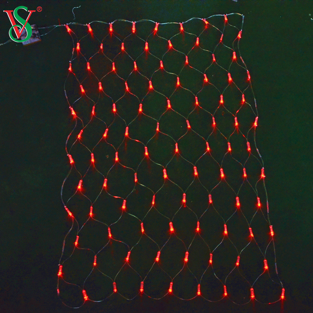 Wasserdichtes warmweißes LED-Netzlicht für Gras- und Baumdekoration