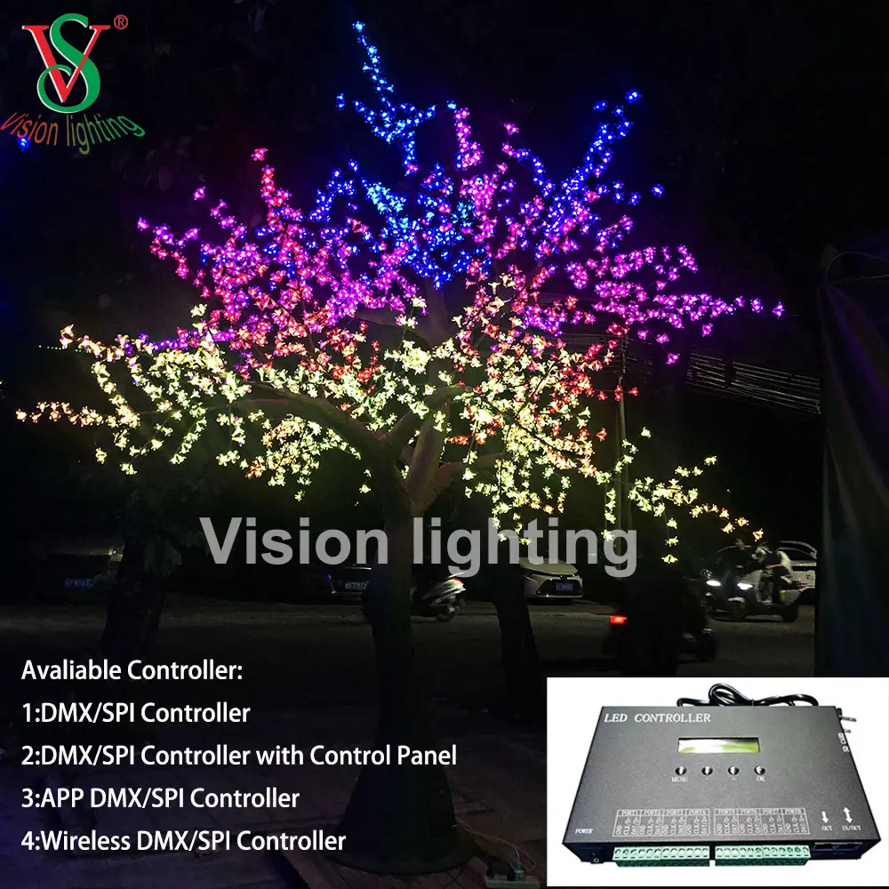 Outdoor RGB LED Cherry Blossom Tree Light - IP65 wasserdichte dekorative Beleuchtung für Garden Park & Event Display