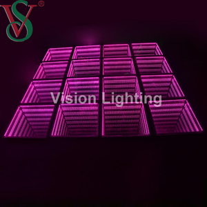 Disco -Bar DJ 50 cm RGB -Bodenfliesen leuchtet interaktive LED Smart Dancing Floor für Bühnenbeleuchtung
