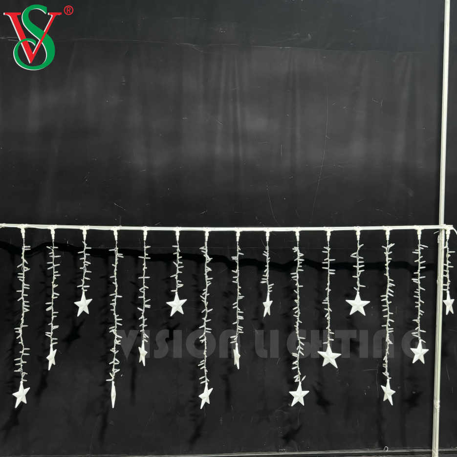 Verbindbare Weihnachtsdekoration Leuchte Feen -Weihnachts -LED -Eiszapfen