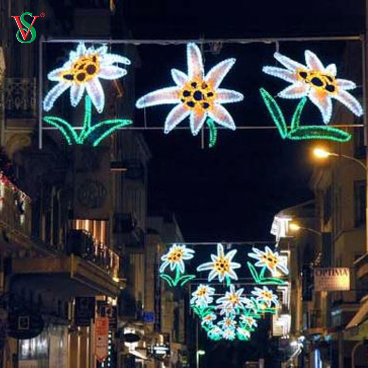 Neueste riesige LED-Weihnachtsdekoration für den Außenbereich, große 2D-Straßenmotiv-Lichter