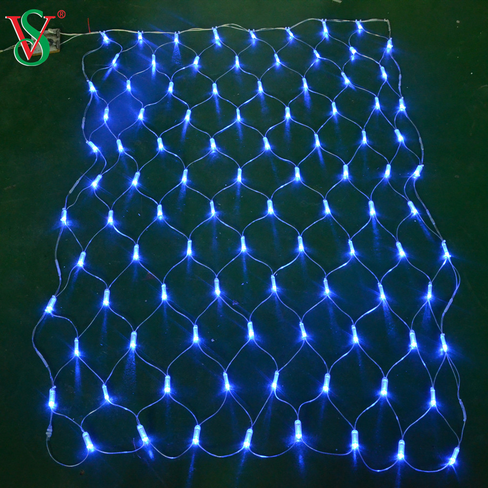 Wasserdichtes warmweißes LED-Netzlicht für Gras- und Baumdekoration