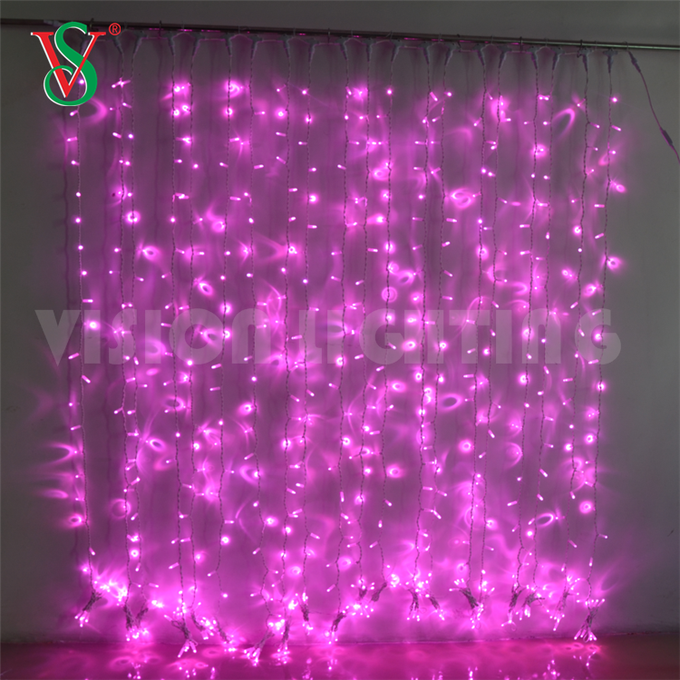 LED Fairy Curtain Sait Lights - Innen- und Outdoor -Dekorationsbeleuchtung für Veranstaltungen & Urlaub