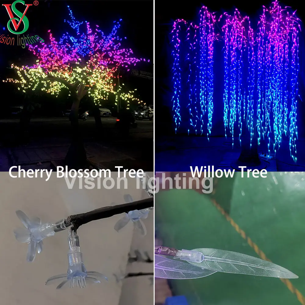 Outdoor RGB LED Cherry Blossom Tree Light - IP65 wasserdichte dekorative Beleuchtung für Garden Park & Event Display
