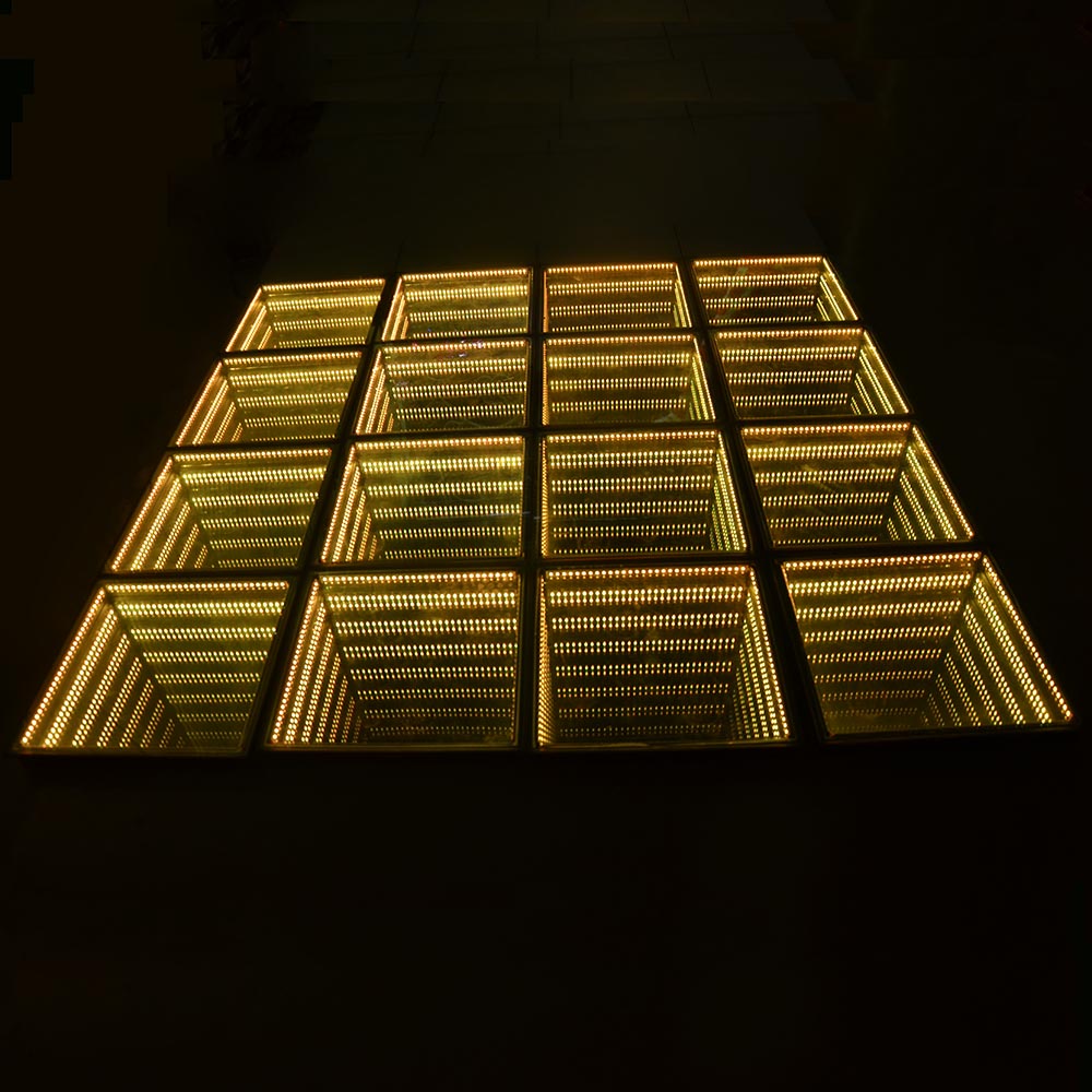 Disco -Bar DJ 50 cm RGB -Bodenfliesen leuchtet interaktive LED Smart Dancing Floor für Bühnenbeleuchtung