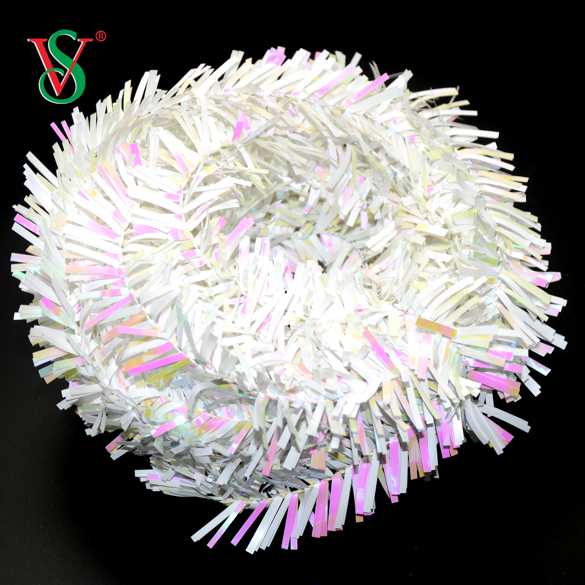 Haustiermaterial-Lametta-Girlande, Heim-Weihnachtsmotiv-Dekoration