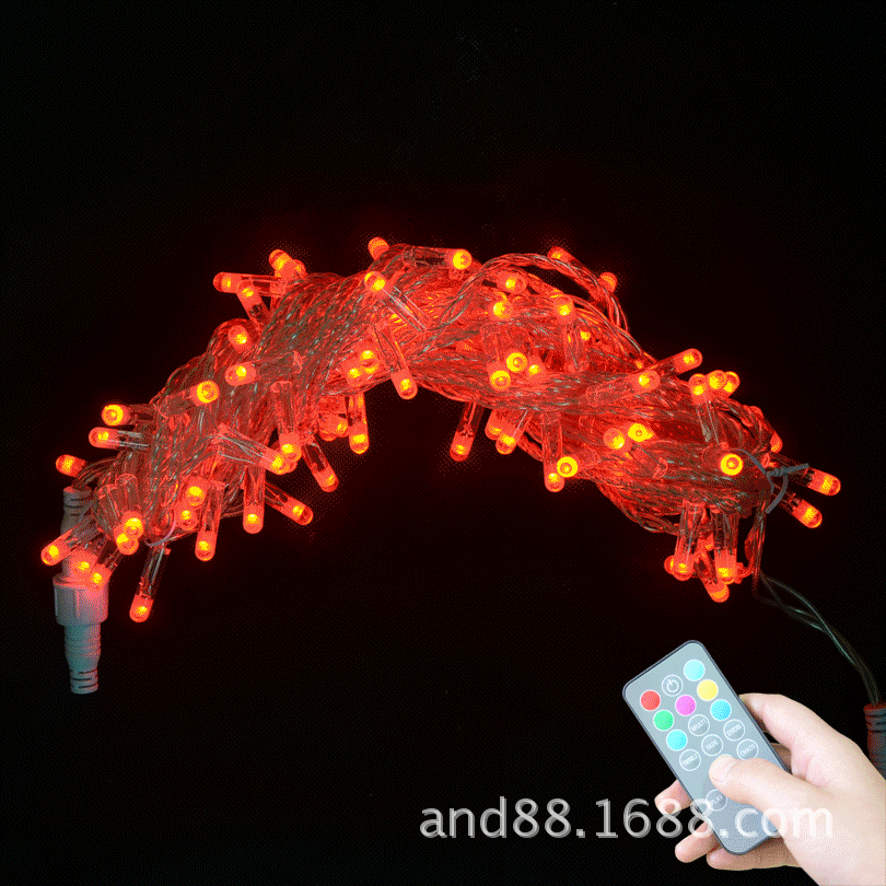 LED-Fernbedienung Touch Outdoor wasserdichte, hochwertige LED-Weihnachts-RGB-Lichterkette