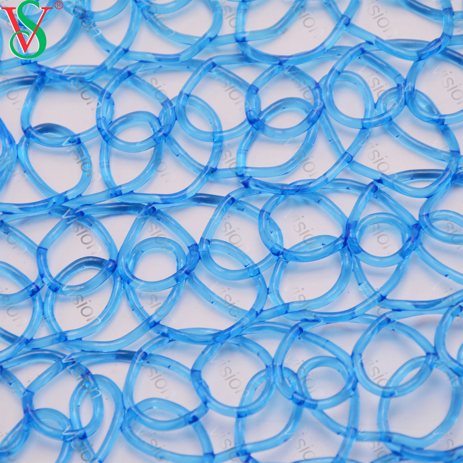 Verwendung im Freien Hochwertige UV-Beständigkeit Heißes Verkaufsdekorationsmaterial PVC-Maschennetz für Weihnachtslicht