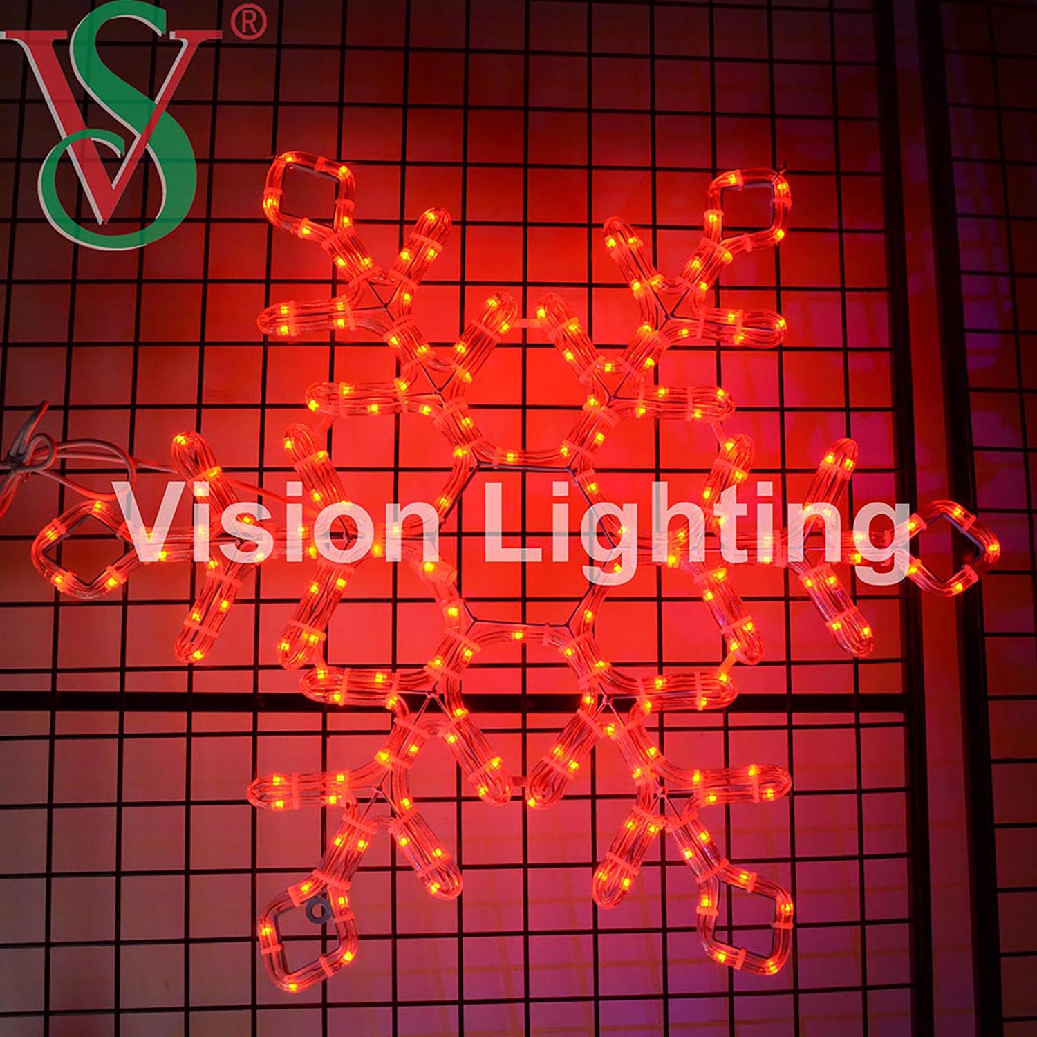 Outdoor-Pixel 2D-Skulptur führte Landschaft programmierbare Dekoration Schneeflocke Weihnachten RGB-Motivlicht