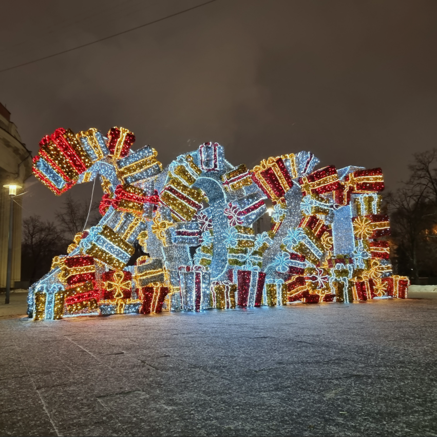Neujahrsschilder Board Outdoor 3D Skulpturenmotivlichter für Neujahrsdekoration