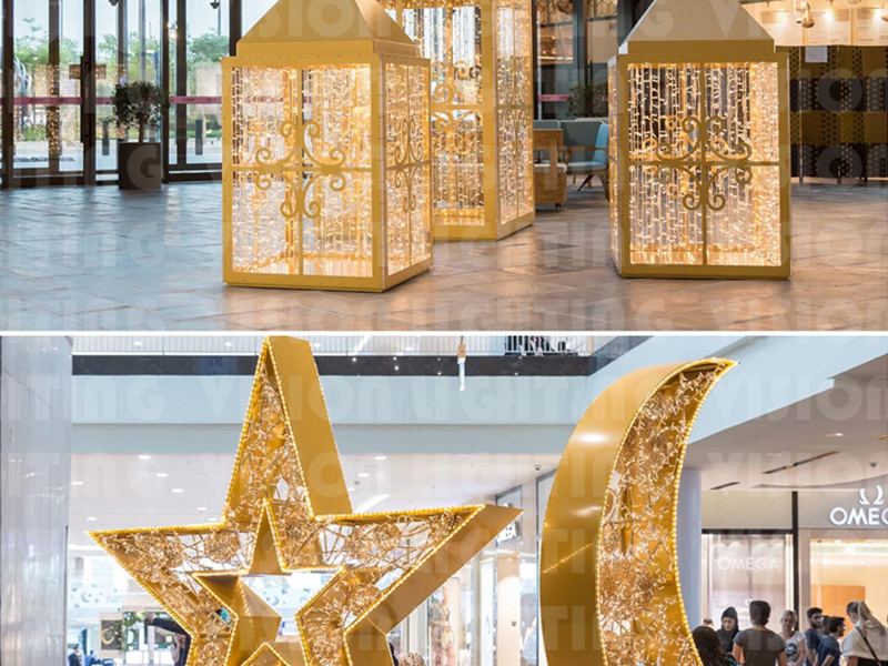 3Eid Mubarak Splendor: Landschaften mit Licht erhellen