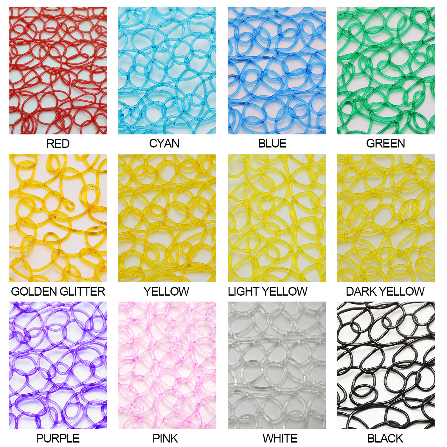 Verwendung im Freien Hochwertige UV-Beständigkeit Heißes Verkaufsdekorationsmaterial PVC-Maschennetz für Weihnachtslicht