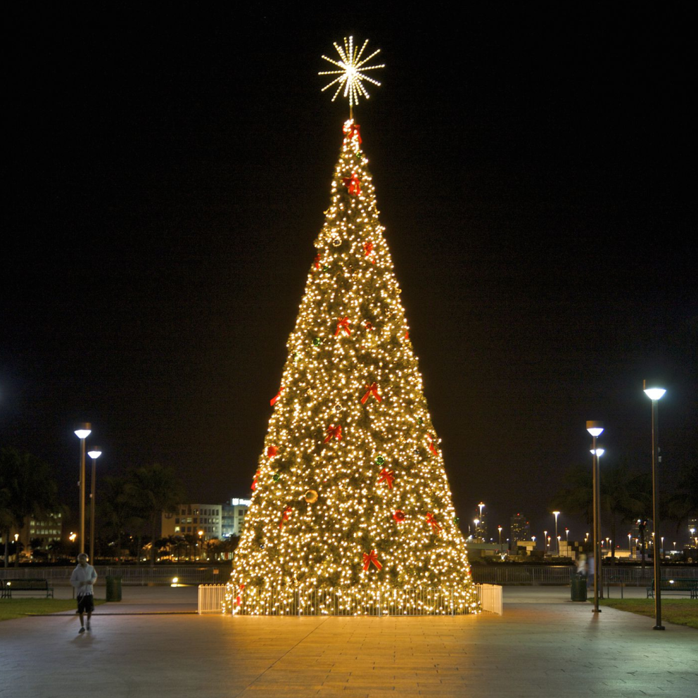 LED Outdoor Weihnachtsbaumlicht wasserdichte dekorative Beleuchtung für Stadtquadrate, Veranstaltungen und kommerzielle Displays