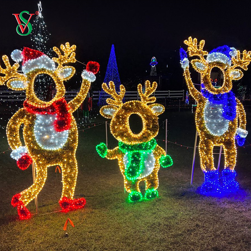 Kreativer Fotorahmen mit 2D- und 3D-Motiv, Licht-Requisiten für die Urlaubsdekoration