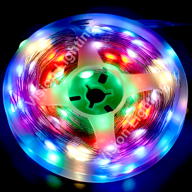 Urlaub verwenden Fernbedienung USB Stecker Fee Girlande Weihnachtsbaum Dekoration LED RGB Smart Strip Lichterketten