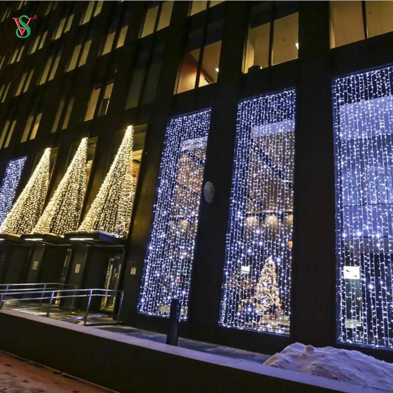 LED-Vorhanglicht für die Feiertagsdekoration auf der Straße 