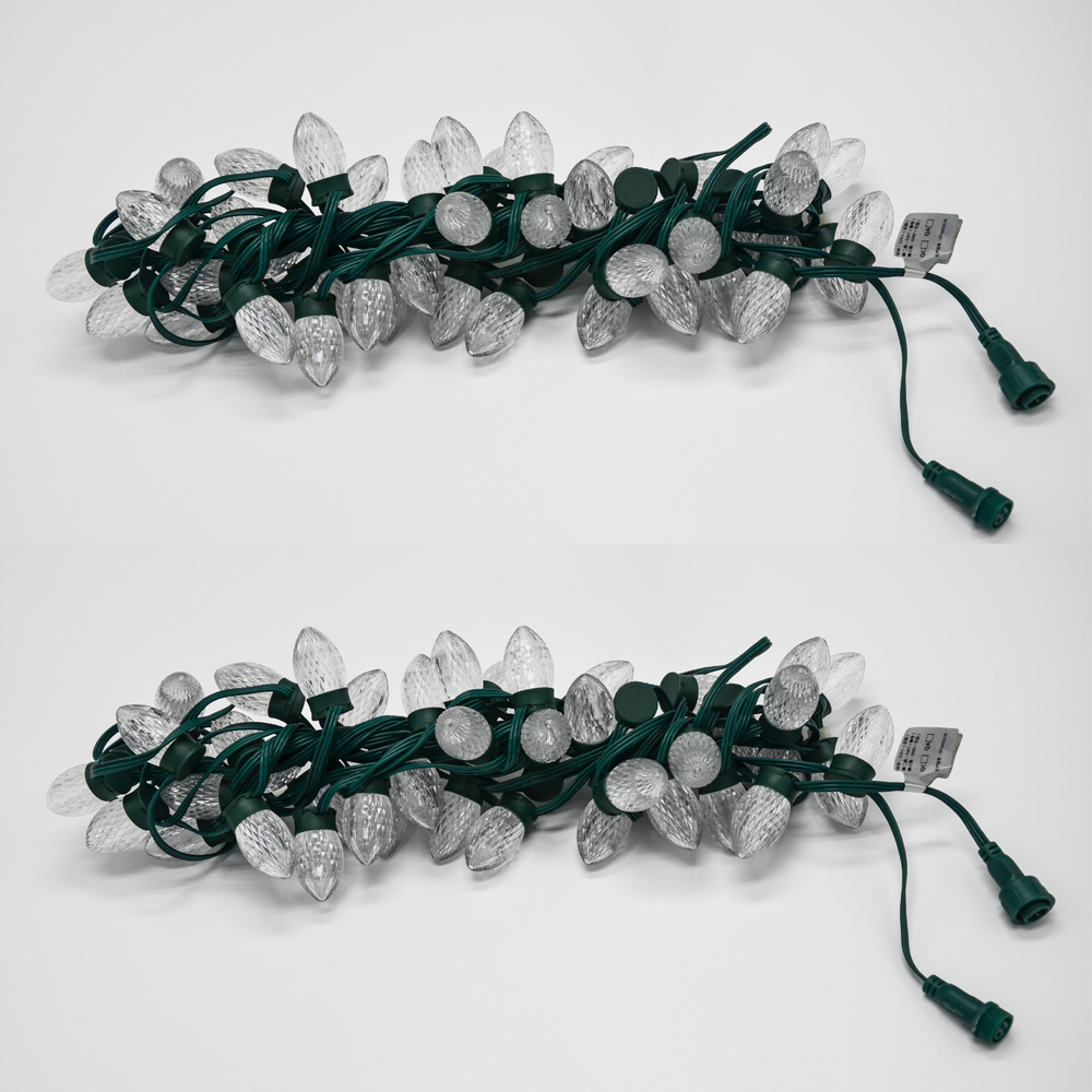 Weihnachtsdekoration IP65 programmierbare WS2811 TTL LED RGB Pixel Erdbeer-Lichterkette für den Außenbereich