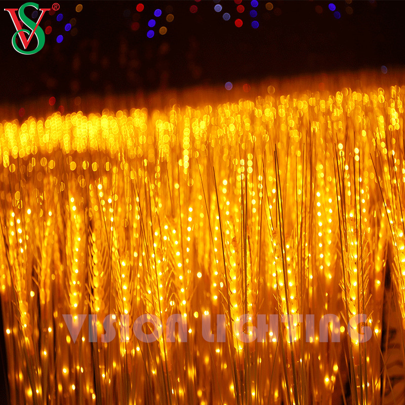 Lifelartige Weizenblumenpflanze Licht für Gartenlandschaftsdekoration im Freien