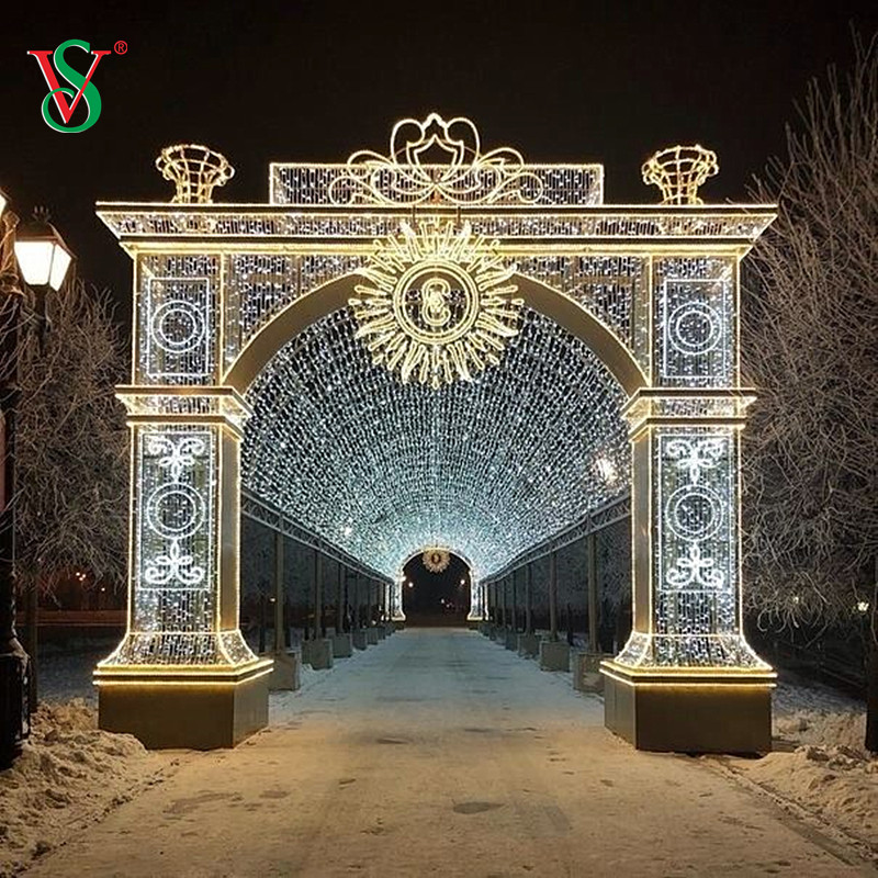Halloween-Tag-Motivlichter im Freien, Dekoration, große Schlossturm-Skulptur, Motivlichter