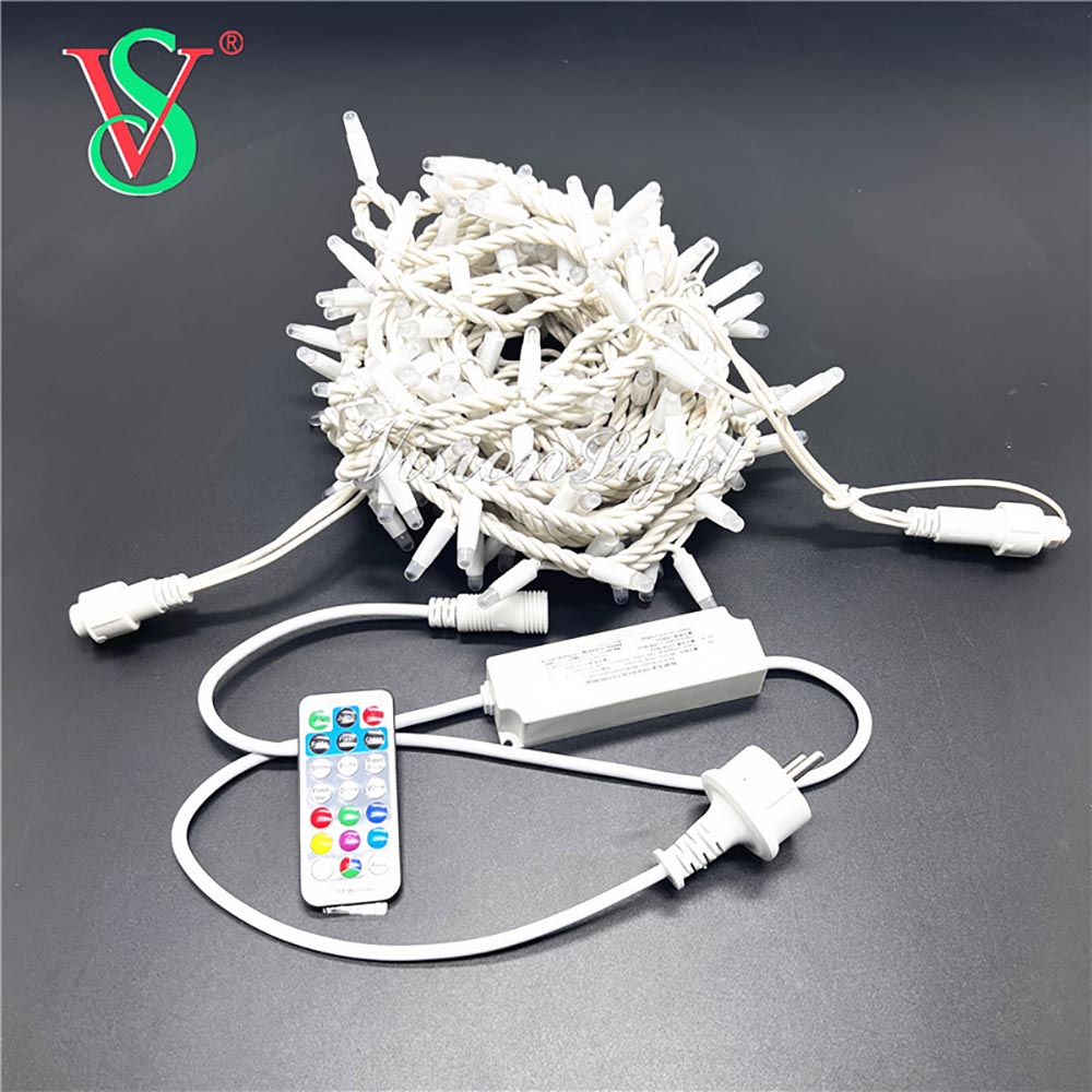 LED-Fernbedienung Touch Outdoor wasserdichte, hochwertige LED-Weihnachts-RGB-Lichterkette