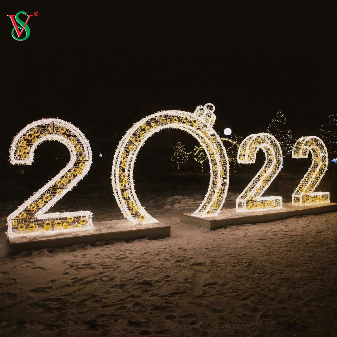 Outdoor Theme Arch Light 3D 2025 2024 2023 Walk Through Arch Motivlichter