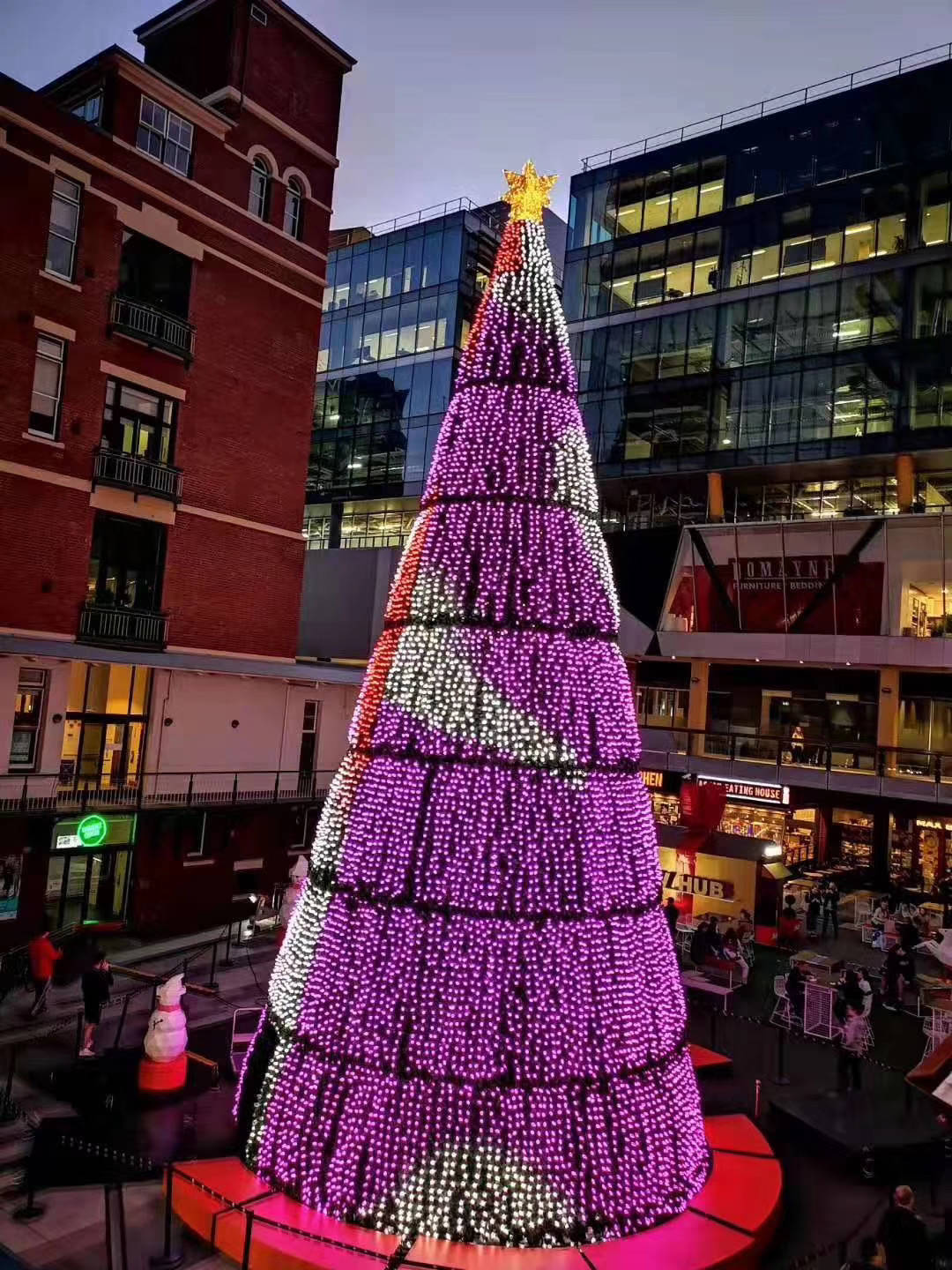 Hohe Helligkeit programmierbare DC12V WS2811 Pixel Girlande LED RGB Weihnachtsbaum Lichter