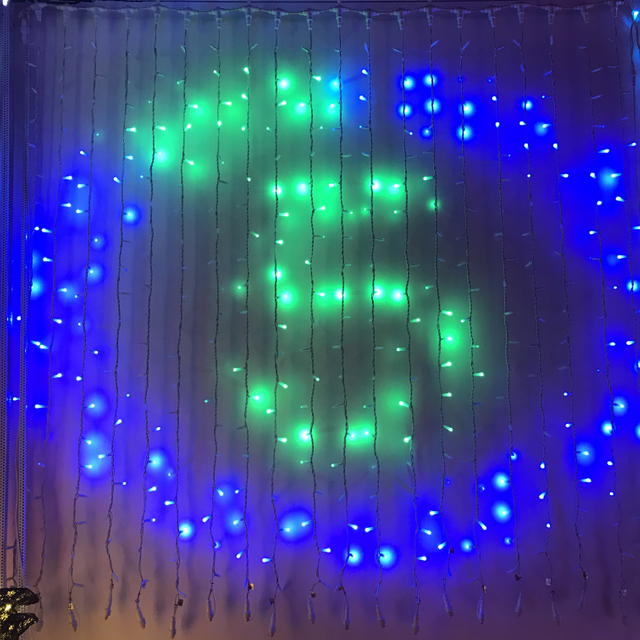 Programmierbare Outdoor-Dekoration IP65 wasserdichte hochwertige LED-DMX-512-RGB-Weihnachtslichterkette