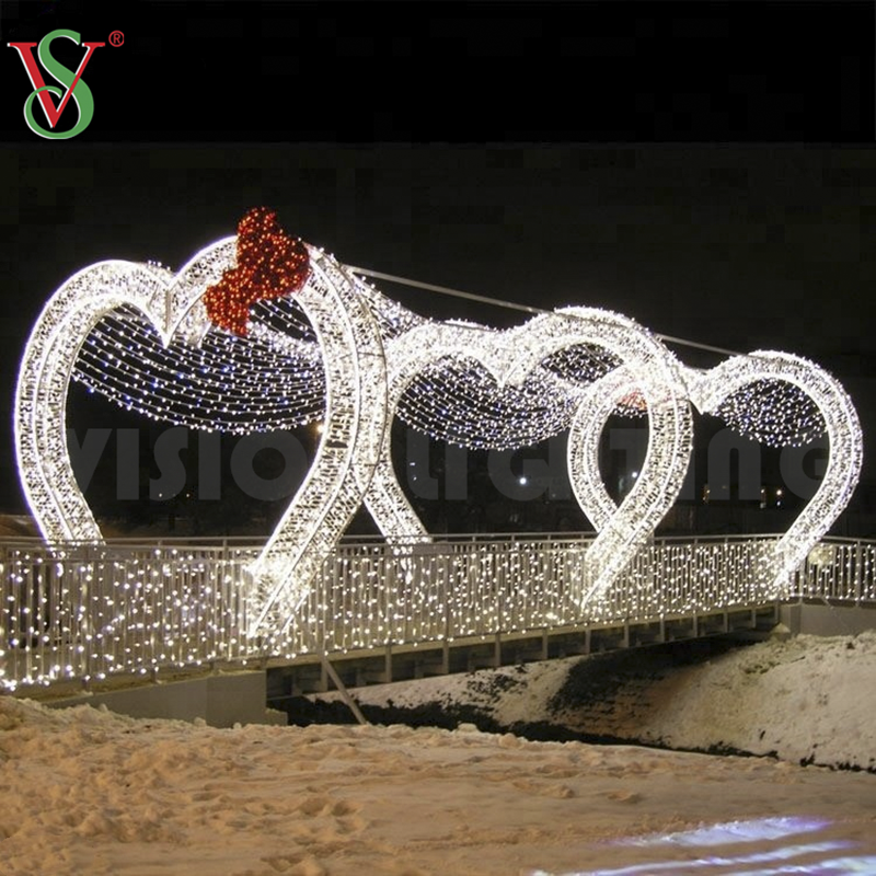 LED -Eingangsbogenbeleuchtung animierter Tunnelbogen Weihnachtsdekoration Motiv Licht Licht