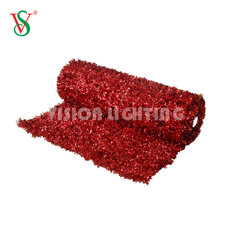 Haustier-Lametta-Girlande, Netz, Teppichgeflecht für weihnachtliche 2D- und 3D-Motiv-Lichtdekoration