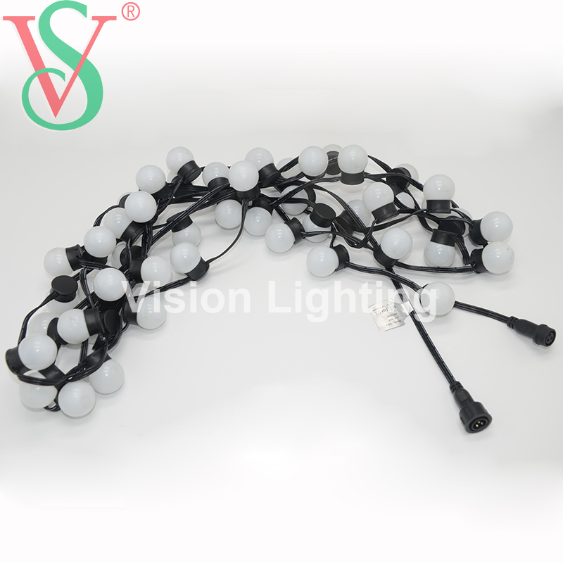 Programmierbare WS2811 TTL-Pixel-LED-RGB-Weihnachtsdekoration, IP65-Außenkugel-Lichterkette