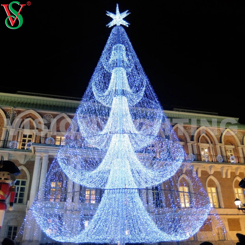 Led Christmas Cone Tree Outdoor Dekoration Motiv Lichterketten für Street & Plaza & Mall