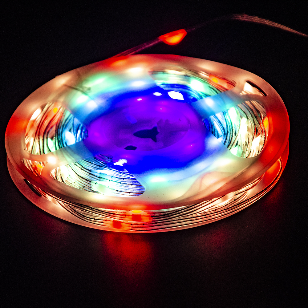 Fernbedienung und App-Steuerung, USB-Stecker, Weihnachtsbaumdekoration, LED-RGB-Smart-Strip-RGB-Lichterketten